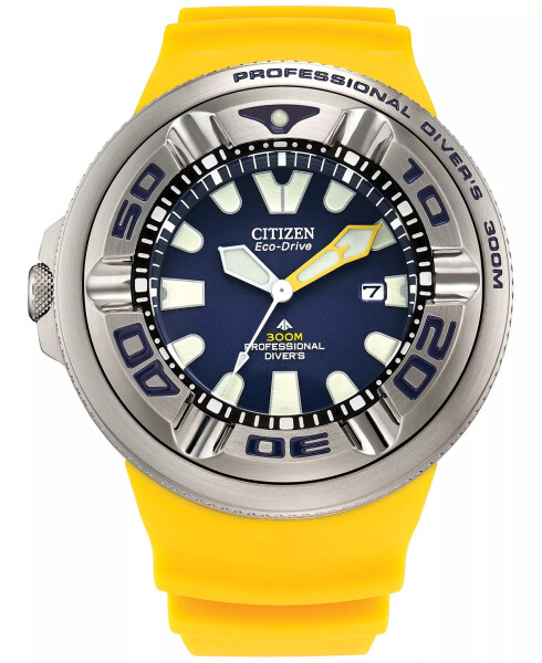 Eco-Drive Men's Promaster Dive Yellow Strap Watch 48mm Yellow - 1