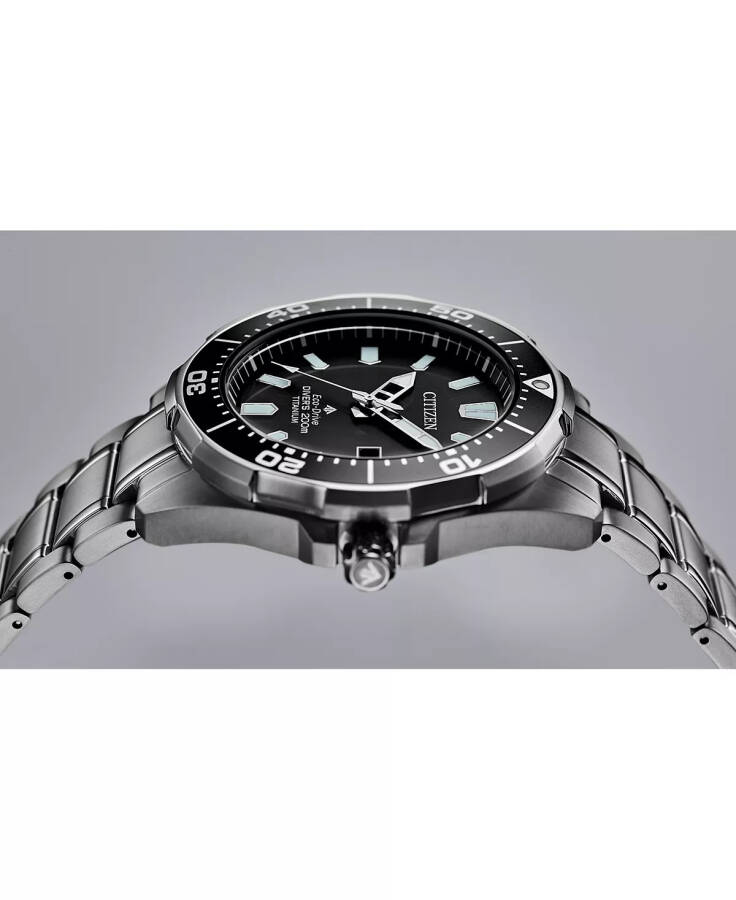 Eco-Drive Men's Promaster Diver Super Titanium Bracelet Watch 44mm No Color - 6