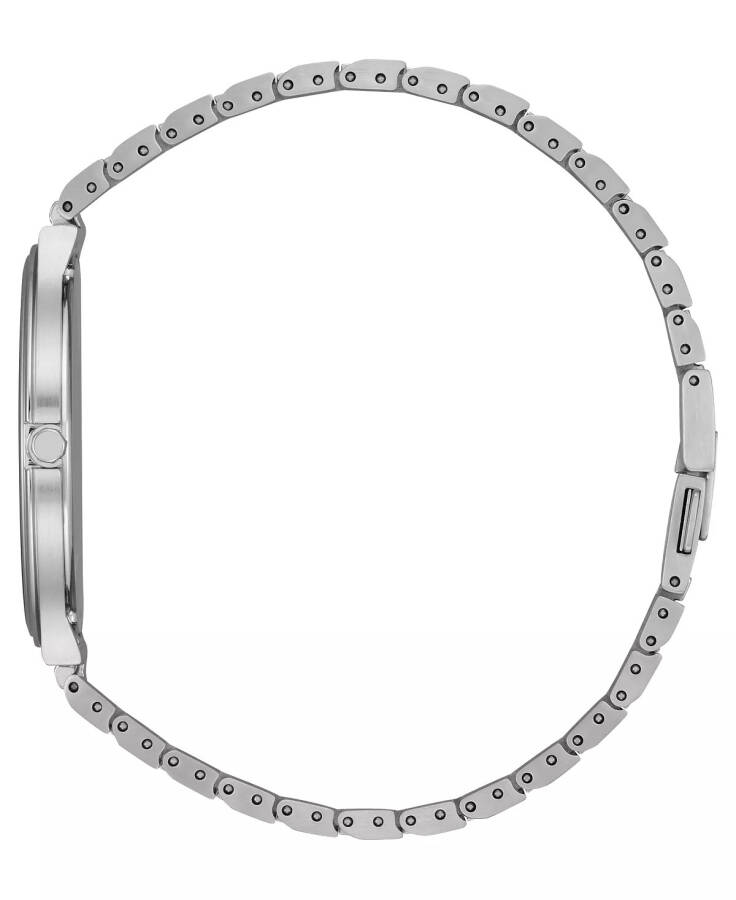 Eco-Drive Unisex Stiletto Stainless Steel Bracelet Watch 39mm Silver-tone - 2