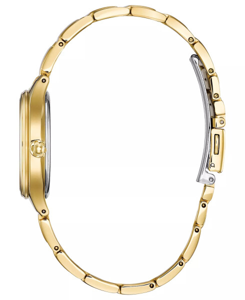 Eco-Drive Women's Corso Diamond-Accent Gold-Tone Stainless Steel Bracelet Watch 29mm Gold - 2