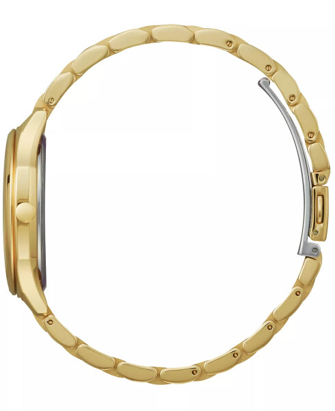 Eco-Drive Women's Gold-Tone Stainless Steel Bracelet Watch 35mm Gold - 2