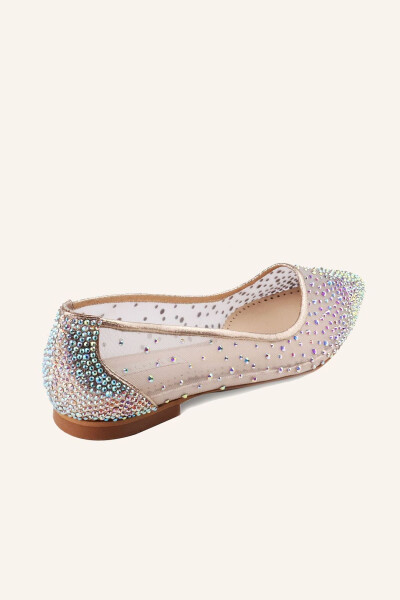 Ecru Cinderella Bridal Slippers - 16