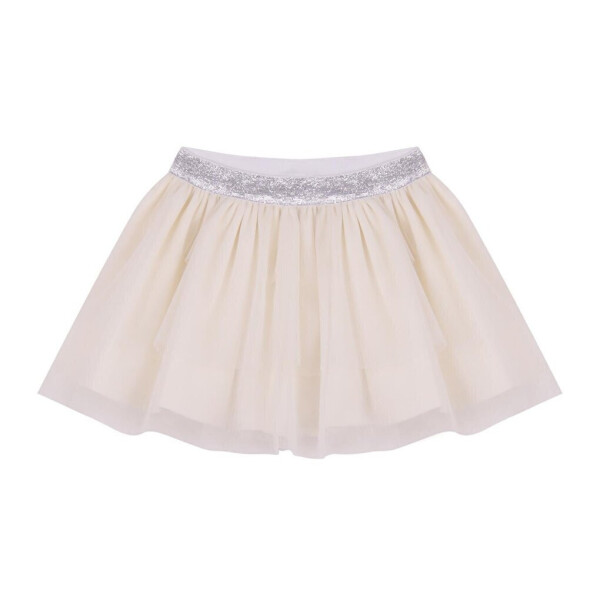 Ecru Tulle Skirt - 1