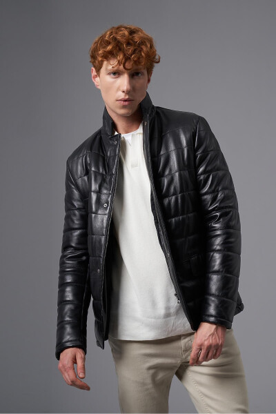 Edmondo Black Leather Jacket 111612 - 9