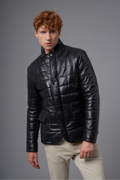 Edmondo Black Leather Jacket 111612 - 10