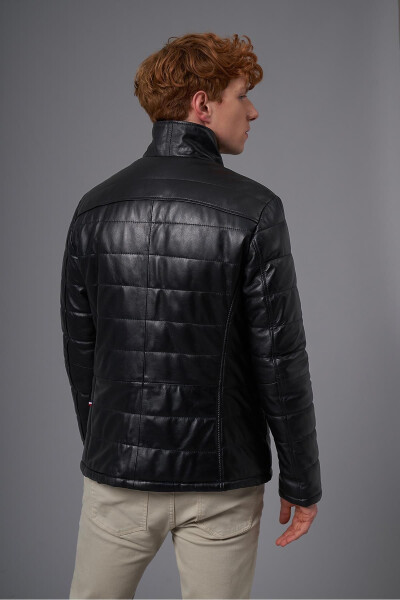 Edmondo Black Leather Jacket 111612 - 14