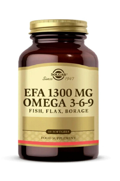 Efa 1300 Mg Omega 3-6-9 60 Capsules - 12