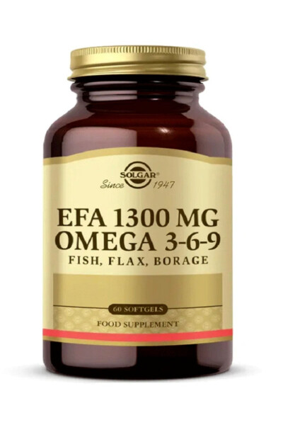 Efa 1300 Mg Omega 3-6-9 60 Capsules - 8