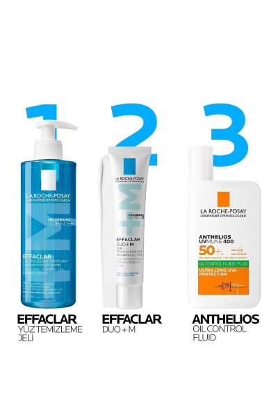 Effaclar Yağlı, Akne/Sivilce Eğilimli Ciltler İçin Yüz Yıkama Jeli 400ML - 34