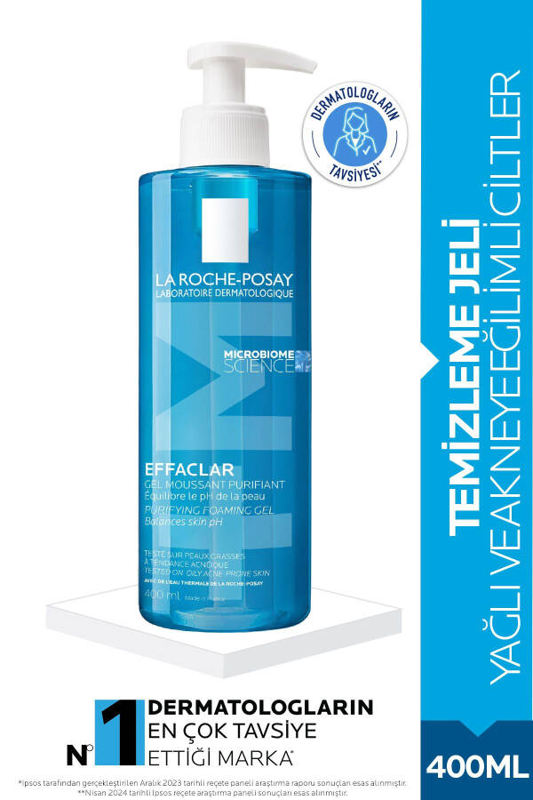 Effaclar Yağlı, Akne/Sivilce Eğilimli Ciltler İçin Yüz Yıkama Jeli 400ML - 15