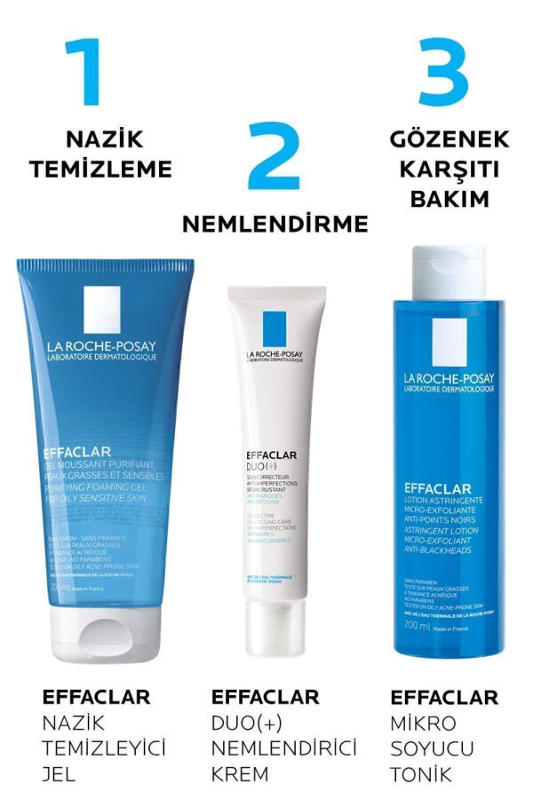 Effaclar Yağlı Ciltler için Pürüzsüzleştiren Bakım Rutini Seti 20191122005 - 15