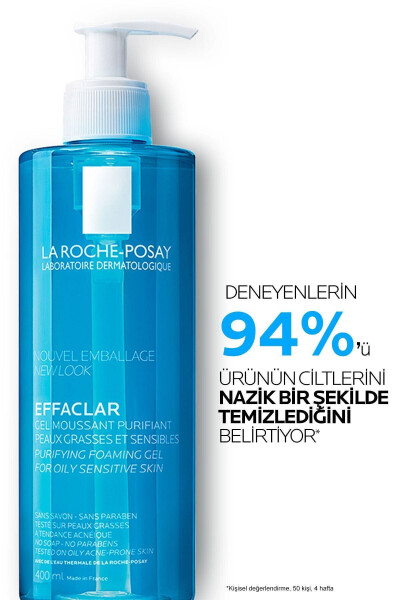 Effaclar Yog'li, Akne/Sivilcega Moyil Ciltlar Uchun Yuz Yuvish Geli 400ML - 23