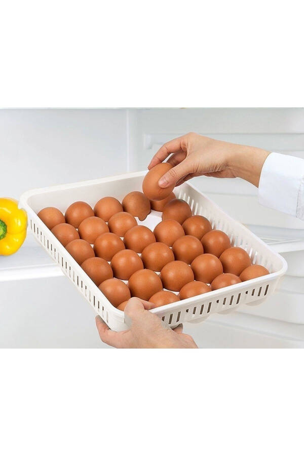 Egg Storage Container 30 Pack 1 Unit, Sterile Egg Tray, Lidded Egg Organizer - 7