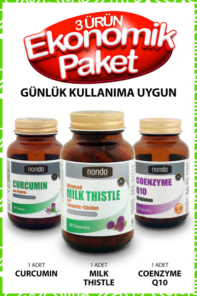 Ekonomik Paket Günlük Kullanım (Kurkumin, Mısır Özü, Koenzim Q10) - 6