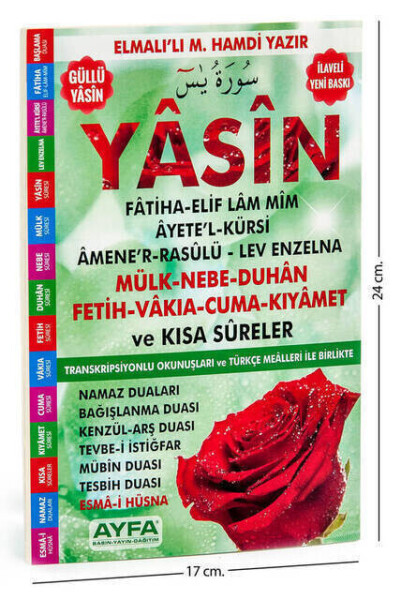 Ekonomik Yasin Kitabı - Orta Boy - 80 Sayfa - Yeşil Renk - Ayfa Yayınevi - Mevlid Hediyesi - 1