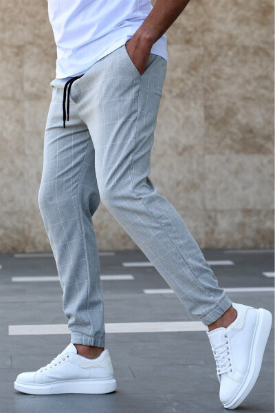 Ekoseli Gri Jogger Mad4081 - 8