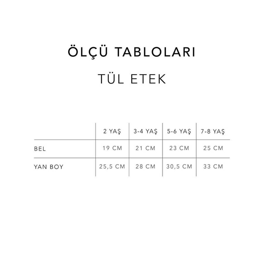 Ekru Tül Etek - 3