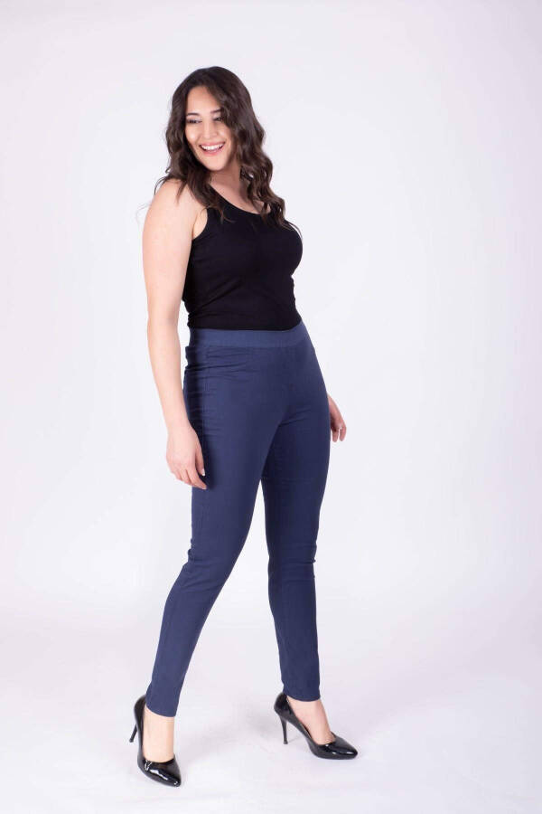 Elastic Stretch Trousers - 1