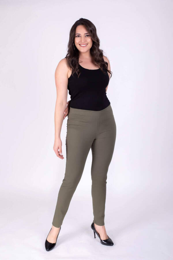 Elastic Stretch Trousers - 4