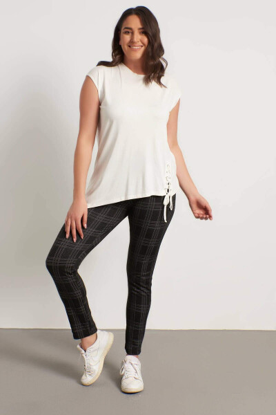 Elastic Waist Leggings - 1