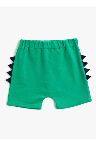 Elastic Waistband Regular Green Baby Shorts 3smb40005tk - 1