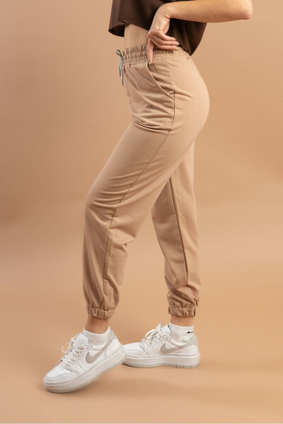 Elastic Waistband Sweatpants Vizon - 5