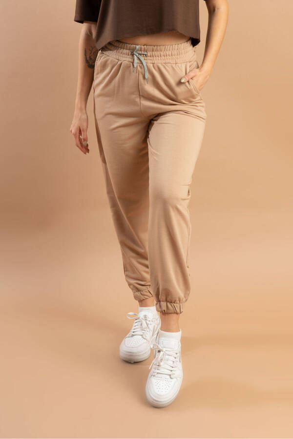 Elastic Waistband Sweatpants Vizon - 6