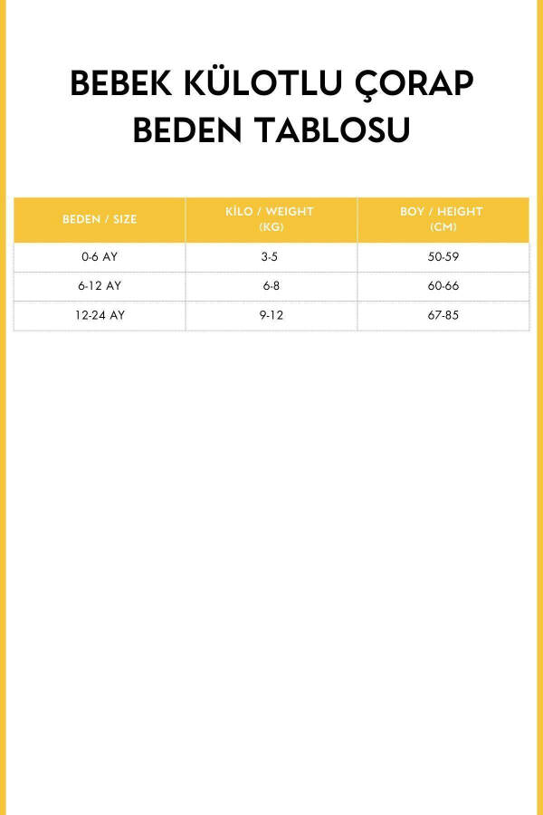 Elastik Detaylı Chaqaloq Taytlar Ko'k - 5