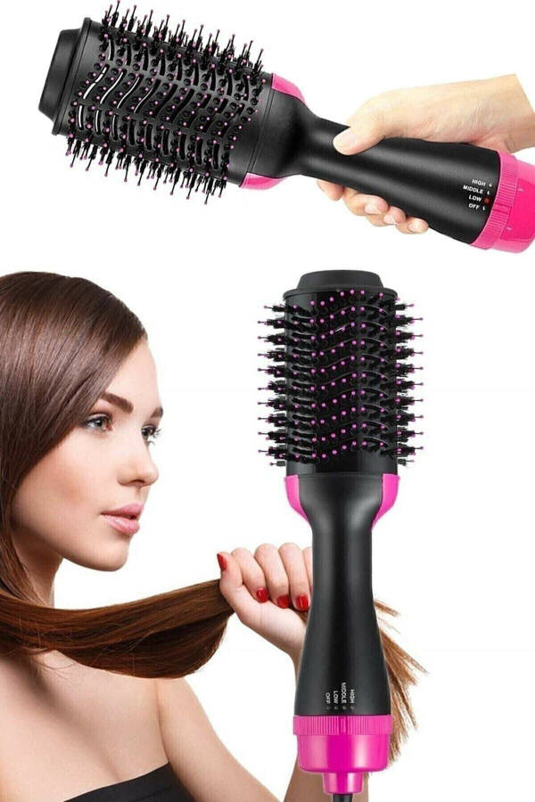 Electric Air-Blowing Hair Straightener Blow Comb - 5