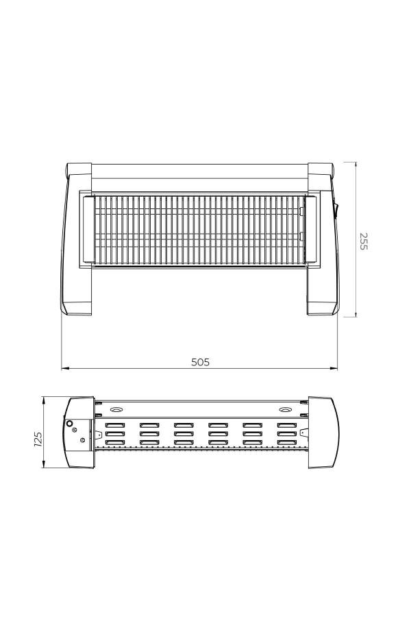 Electric Heater Lx-2819 - 4