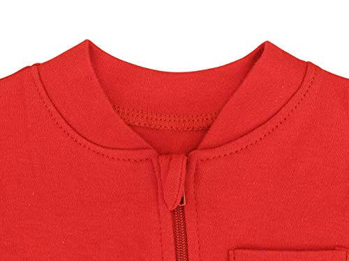 Eleven's Kingdom Baby Kids Sleep and Play, Baby Cotton Pajamas with Mitten Cuffs, 2 Way Zipper Footed Sleeper 0-12 Month - 32