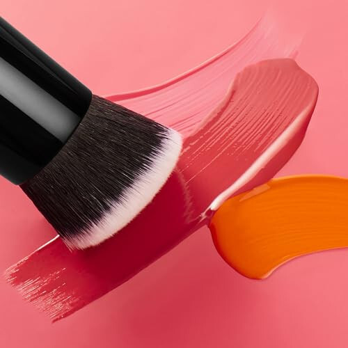 e.l.f. Camo Liquid Blush Brush, Angled Blush Brush Ideal For Applying & Blending Colors On Cheeks, Soft, Dense Bristles, Vegan & Cruelty-free - 4