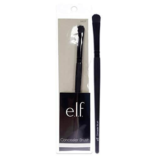 e.l.f. Cosmetics Concealer Brush, Flat Synthetic Brush Ideal for Concealing Small Imperfections - 1