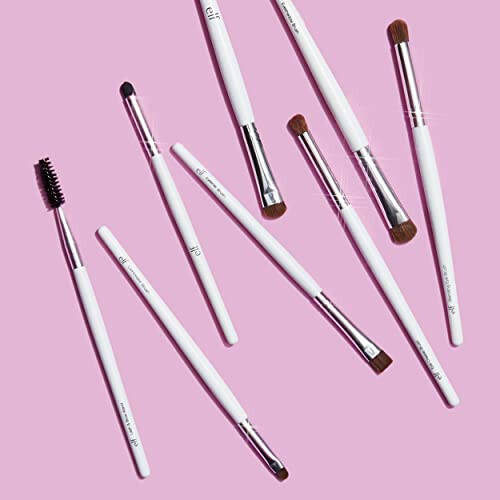 e.l.f. Eyeshadow Brush, Vegan Makeup Tool, For Precision Application and Flawless Blending, Contouring & Defining - 3