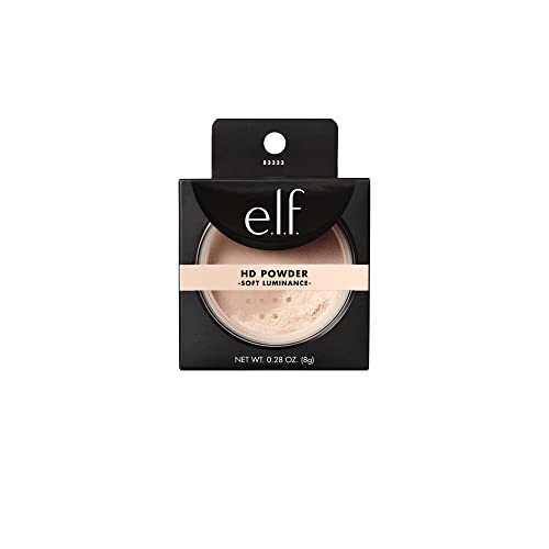 e.l.f. High Definition Powder, Loose Powder, Lightweight, Long-Lasting, Creates Soft Focus Effect, Masks Fine Lines & Imperfections, 0.28 Oz, Soft Luminance - 2