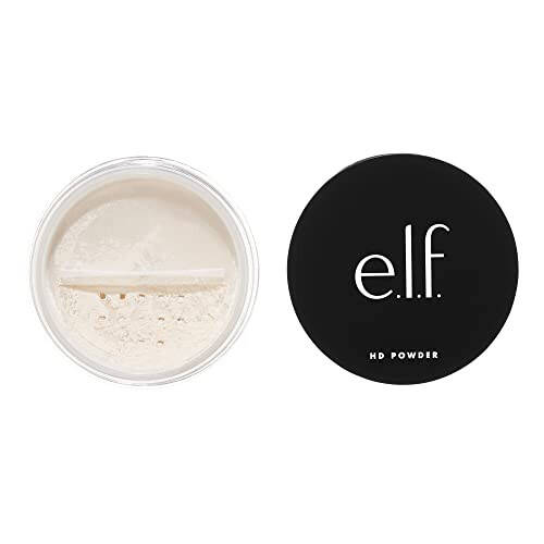 e.l.f. High Definition Puder, Sochma Puder, Yengil, Uzoq Muddatli, Yumshoq Fokus Effektini Yaratadi, Mayda Chiziqlar va Kamchiliкларni Yashiradi, 8 gr, Yumshoq Yorqinlik - 1