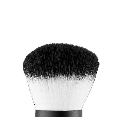 e.l.f. Kabuki Face Brush, Synthetic Haired, Versatile, Compact, Applies Bronzer, Powder, or Highlighter, Soft, Absorbent, Wet or Dry Product, Compact, Travel-Size, 0.64 Oz - 2