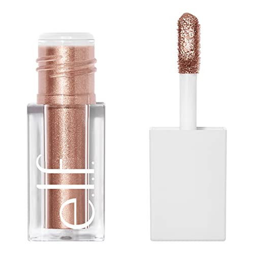 e.l.f. Liquid Metallic Eyeshadow, Quick-Drying, Long-Lasting, Gel-Based Formula For One-Swipe Pigmented Coverage, Vegan & Cruelty-Free, Comet - 1