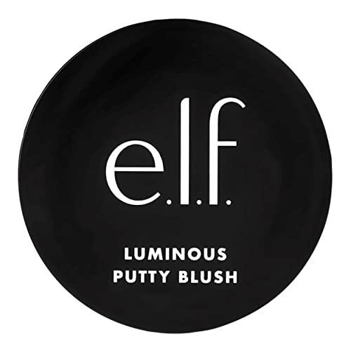 E.L.F. Luminous Putty Blush, пудровый румяна с тонким мерцанием, которые можно наслаивать. Высокопигментированный и кремообразный, веганский и не тестированный на животных. Оттенок Бермуды. - 5