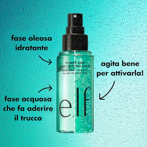 e.l.f. Power Grip Dewy Setting Spray, Ultra Fine Mist Made With Hyaluronic Acid, Grips Makeup For A Hydrated, Dewy Finish, Vegan & Cruelty-Free - 5