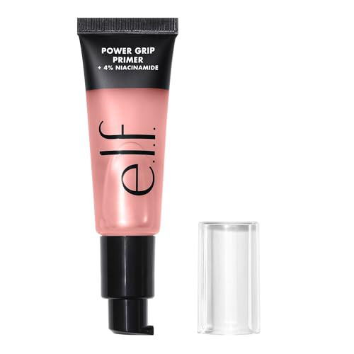 e.l.f. Power Grip Primer + 4% Niacinamide, Gel-Based & Hydrating Face Primer, Evens Skin & Brightens, Grips Makeup, Vegan & Cruelty-Free, 0.8 Fl Oz - 1