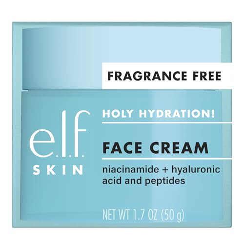 e.l.f. SKIN Holy Hydration! Face Cream, Fragrance Free, Smooth, Non-Greasy, Lightweight, Nourishing, Moisturizes, Softens, Absorbs Quickly, Suitable For All Skin Types - 6