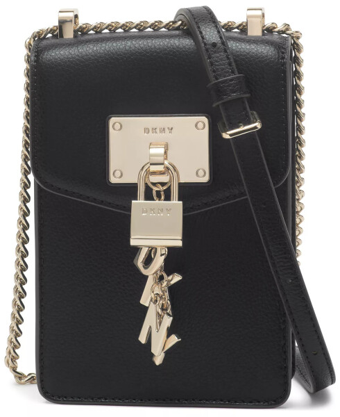 Elissa North South Crossbody Blk/gold - 1