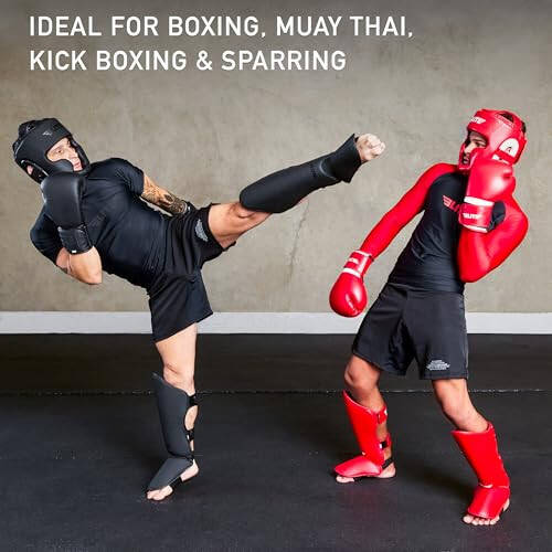 Elite Sports Best Boxing Headgear, Training Sparring Safety Head Guard for MMA, Kickboxing Trainees, Muay Thai, and Boxing for Adult Men - 8