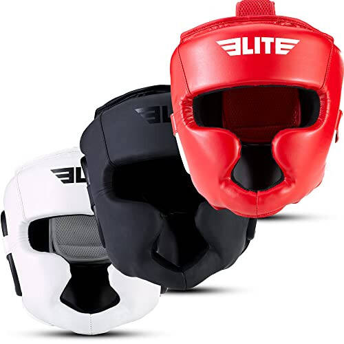 Elite Sports Best Boxing Headgear, Training Sparring Safety Head Guard for MMA, Kickboxing Trainees, Muay Thai, and Boxing for Adult Men - 1