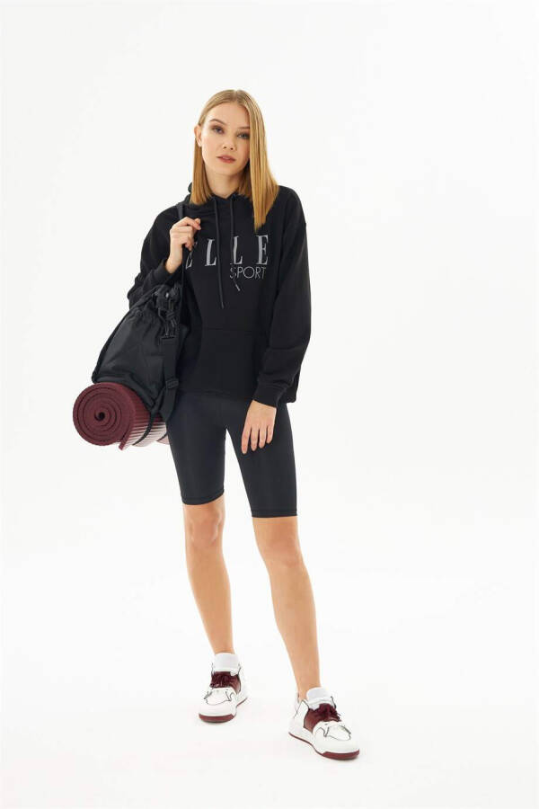 ELLE Sport Kapüşonlu Cepli Reflektör Kadın Sweatshirt - 2