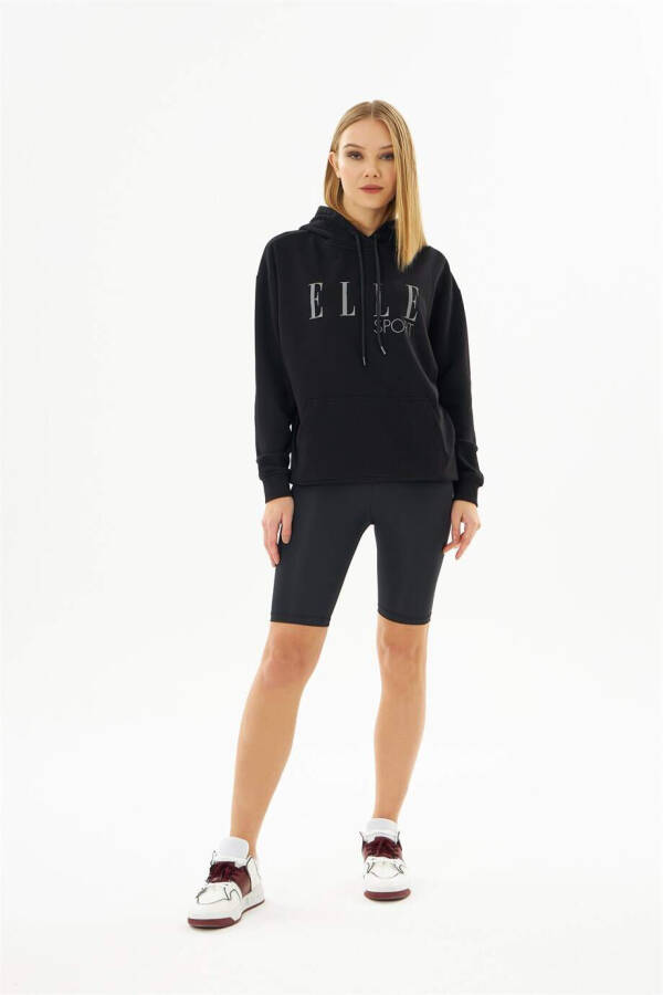 ELLE Sport Kapüşonlu Cepli Reflektör Kadın Sweatshirt - 4