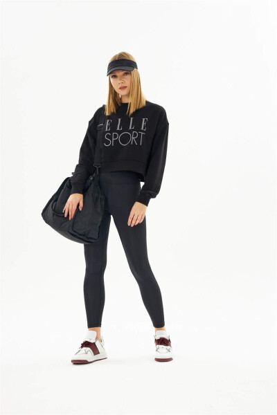 ELLE Sport Reflektör Kadın Crop Sweatshirt - 1