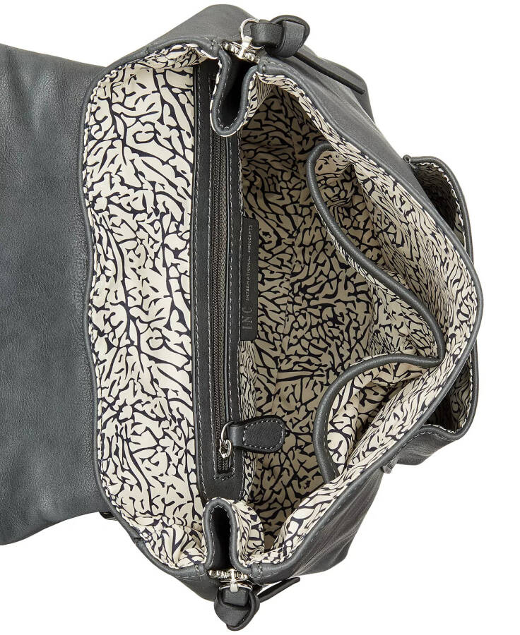 Elliah Convertible Backpack, Created for Modazone Charcoal/Silver - 15