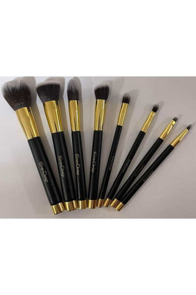 Emax Design 8 Piece Makeup Brush Set - 7